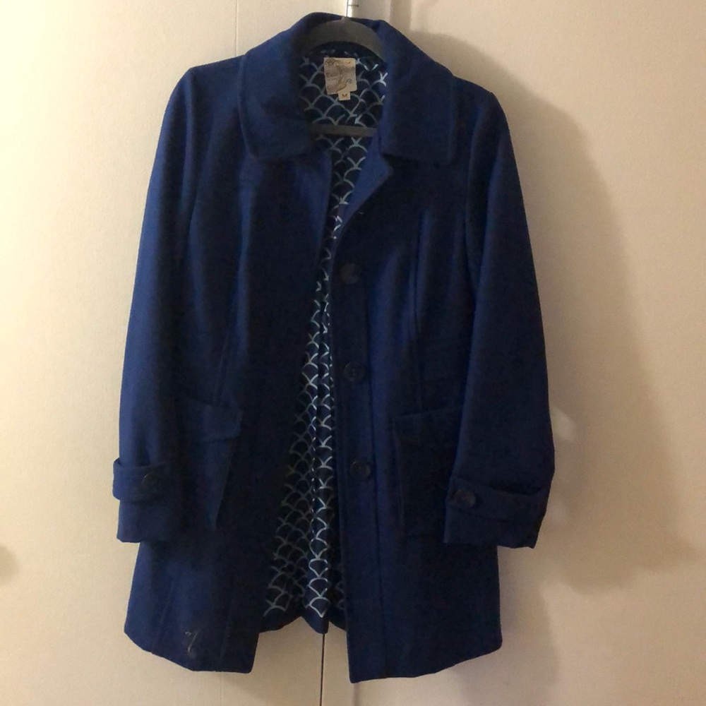 Tulle navy peacoat